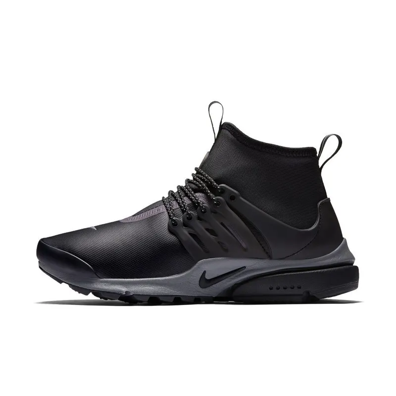 Nike Air Presto Mid Utility Sneakerboot ‘Black & Reflect Silver’ (859527-002)