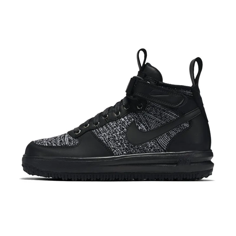 Nike Lunar Force 1 Flyknit Workboot ‘Black & White’ (860558-001)