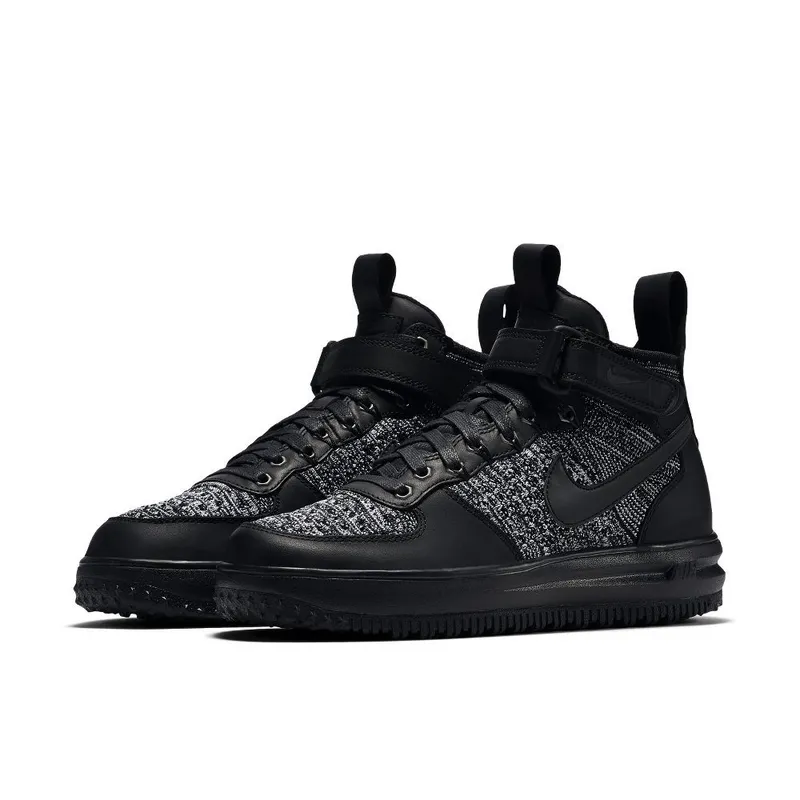 Nike Lunar Force 1 Flyknit Workboot ‘Black & White’ (860558-001)
