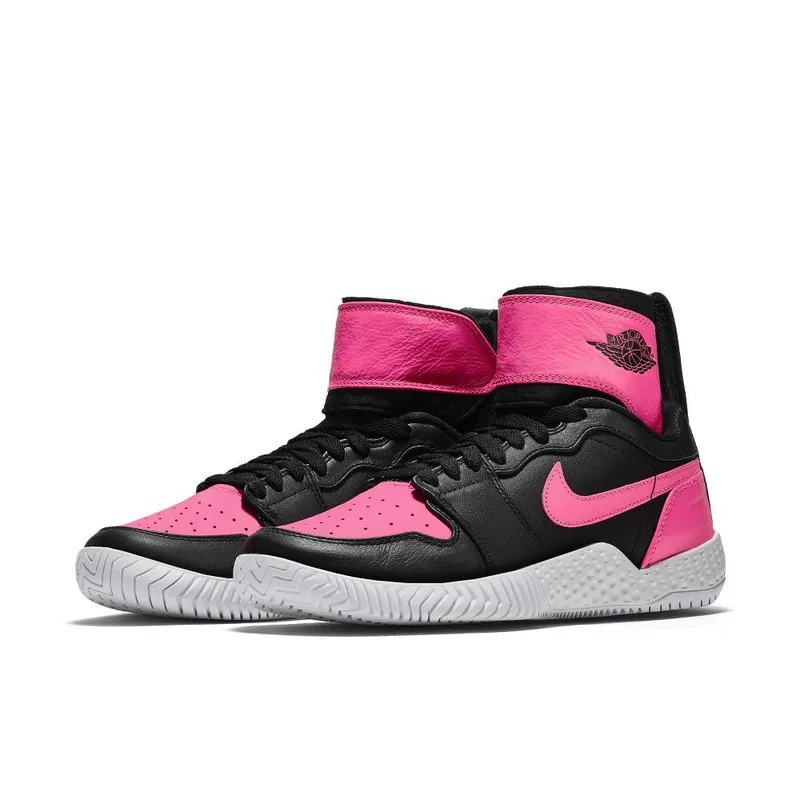 NikeCourt Flare AJ1 ‘Black & Hyper Pink’ (878458-006)