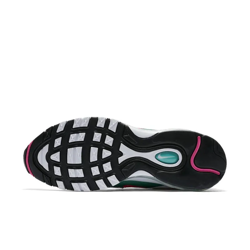 Nike Air Max 97 ‘White & Kinetic Green & Pink Blast’ (921826-102)