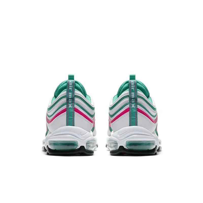 Nike Air Max 97 ‘White & Kinetic Green & Pink Blast’ (921826-102)