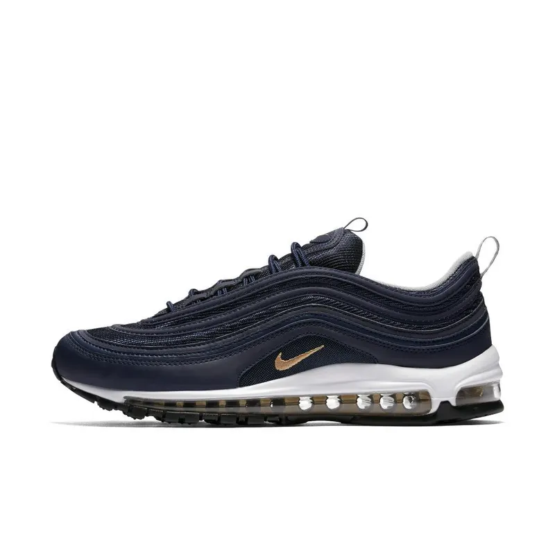 Nike Air Max 97 ‘Midnight Navy & Metallic Gold’ (921826-400)