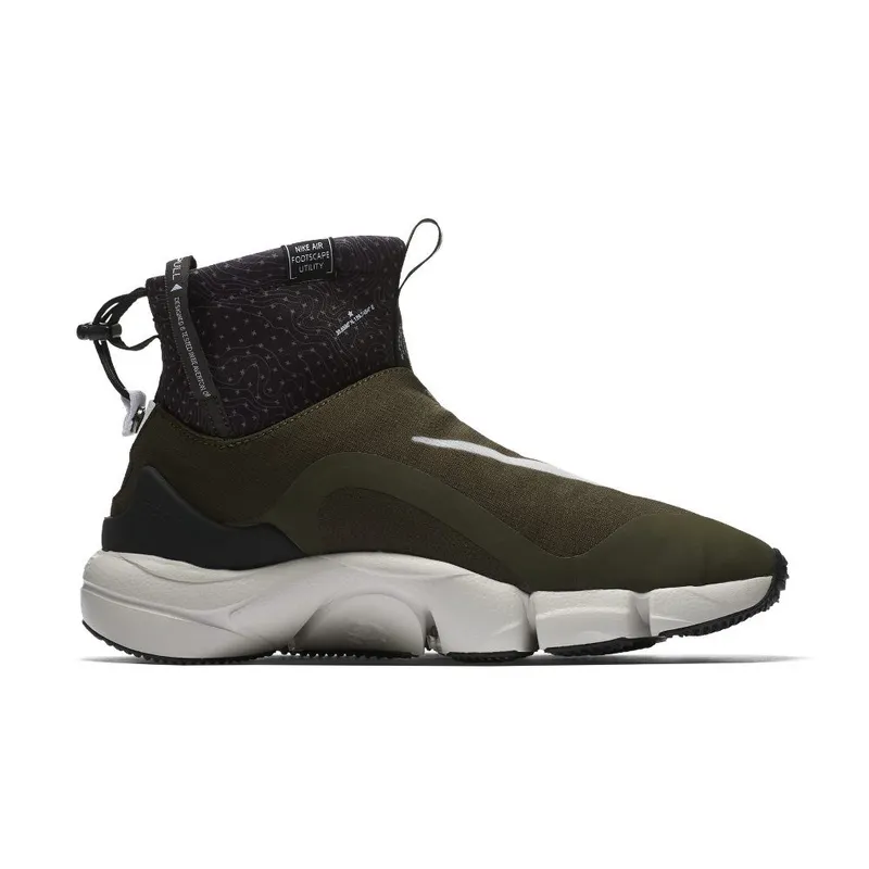 Nike Air Footscape Mid Utility ‘Black & Cargo Khaki’ (924455-001)