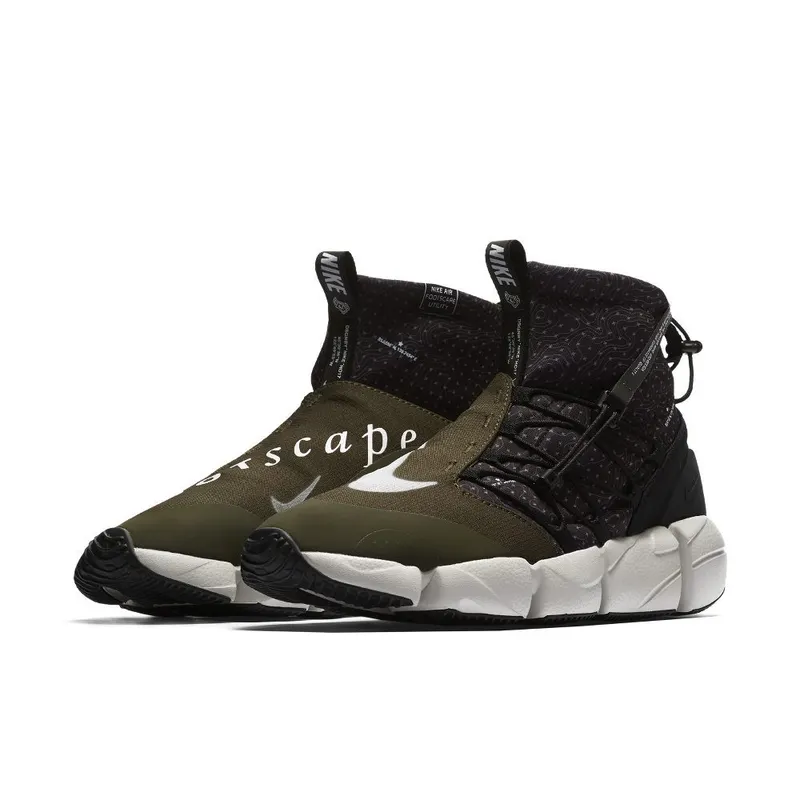 Nike Air Footscape Mid Utility ‘Black & Cargo Khaki’ (924455-001)