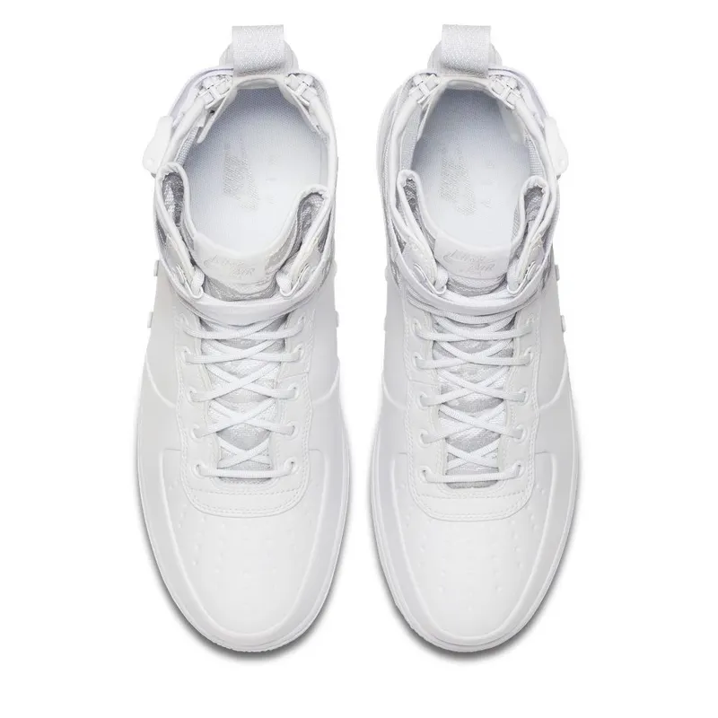 Nike SF Air Force 1 Mid Premium ‘Triple White’ (AA1129-100)