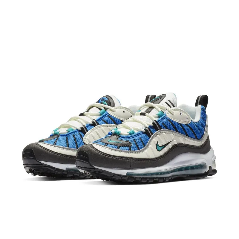 Nike Air Max 98 ‘Sail/Blue Nebula/Reflect Silver/Radiant Emerald’ (AH6799-106)