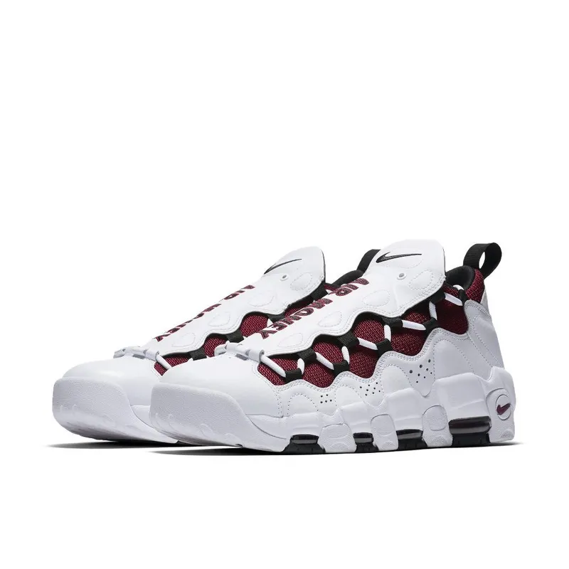 Nike Air More Money ‘White & Black & University Red’ (AJ2998-100)