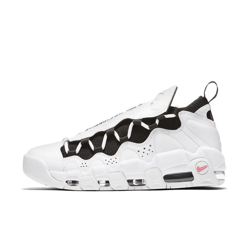 Nike Air More Money ‘White & Black & Coral Chalk’ (AJ2998-101)