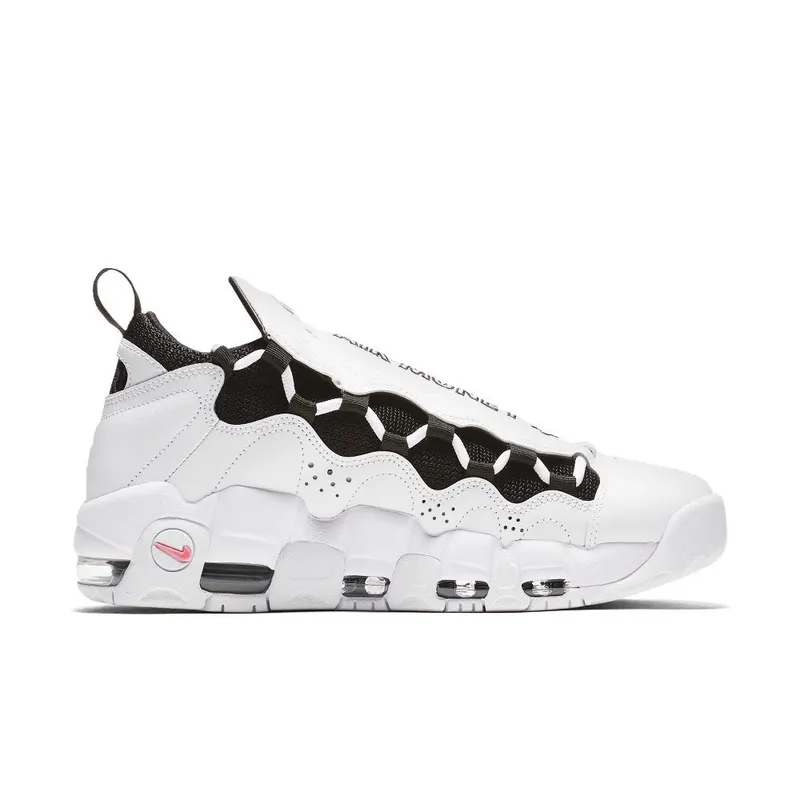 Nike Air More Money ‘White & Black & Coral Chalk’ (AJ2998-101)