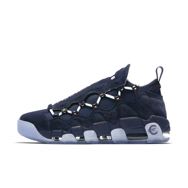 Nike Air More Money QS ‘Midnight Navy & Metallic Gold’ (AJ7383-400)