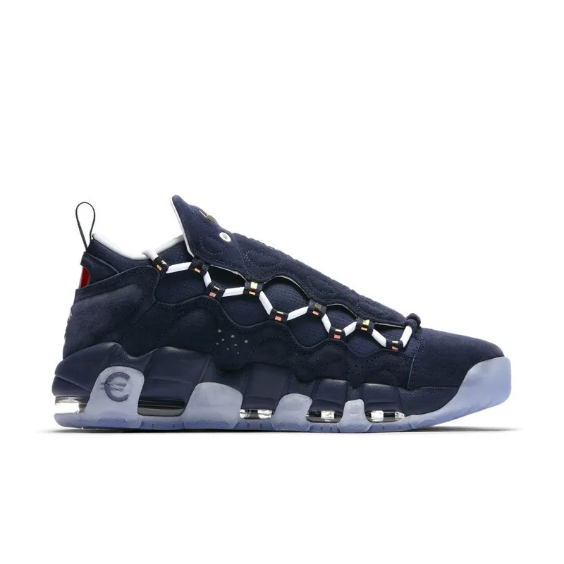 Nike Air More Money QS ‘Midnight Navy & Metallic Gold’ (AJ7383-400)
