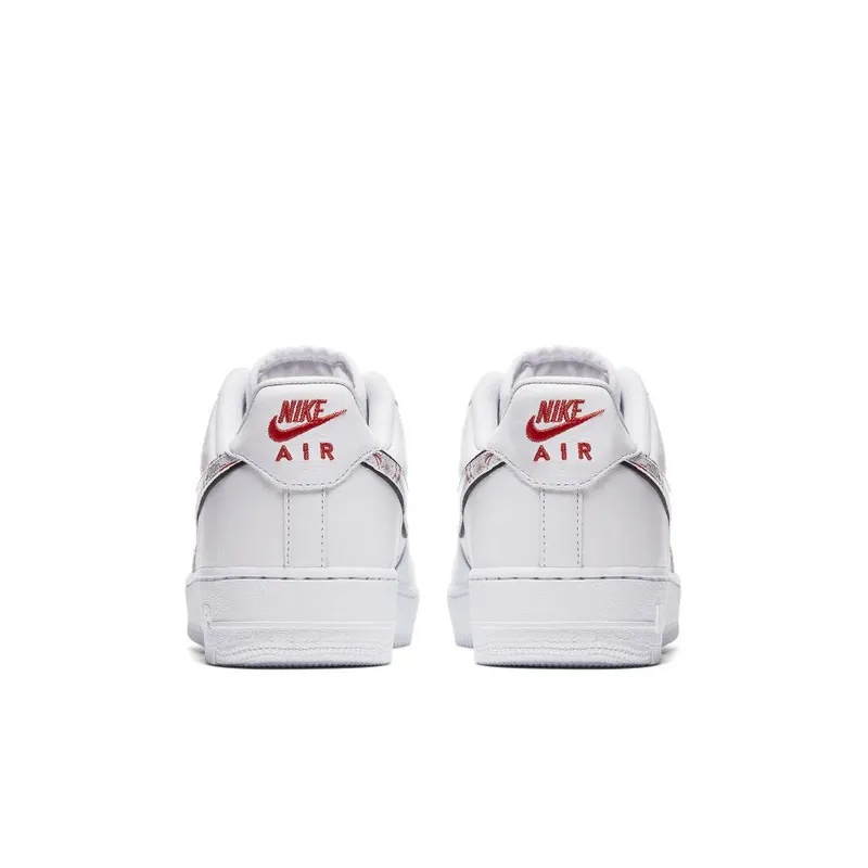 Nike Air Force 1 ’07 LNY ‘White & Habanero Red’ (AO9381-100)