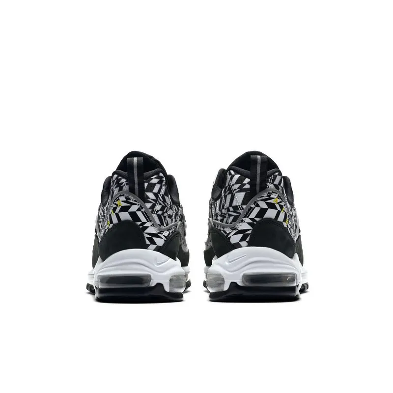 Nike Air Max 98 ‘White & Black & Team Orange’ (AQ4130-100)