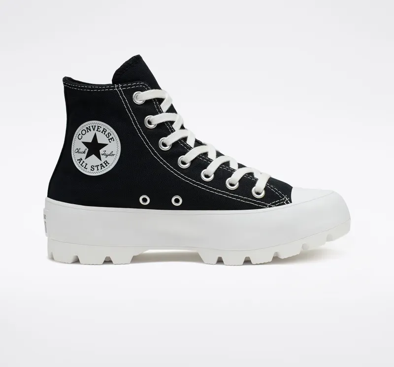 Converse Chuck Taylor All Star Lugged Hi Black White Black / White / Black (565901C)