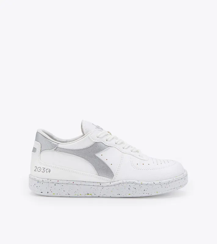 Diadora Mi Basket Low 2030 White / Silver .. (201.179384_C0516)