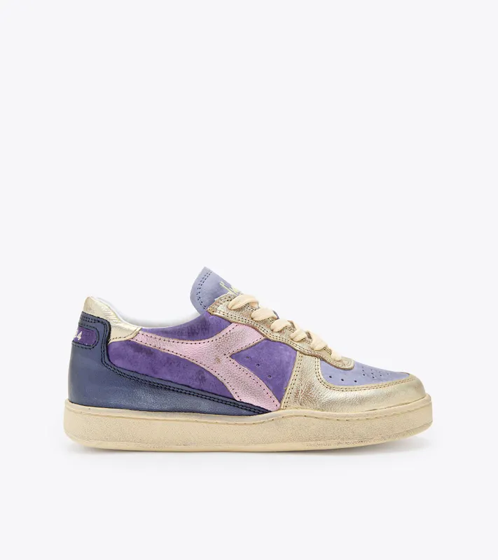 Diadora Mi Basket Low Metal Pigskin Used Wn Twilight Violet (201.179535_55266)