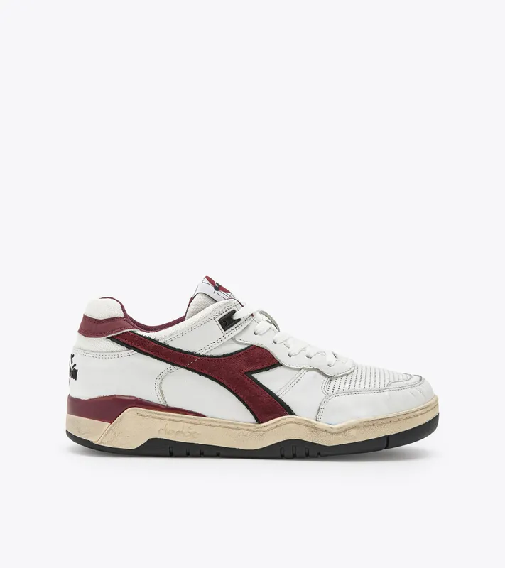 Diadora B.560 Used White / Ruby Wine (201.180117_C9725)