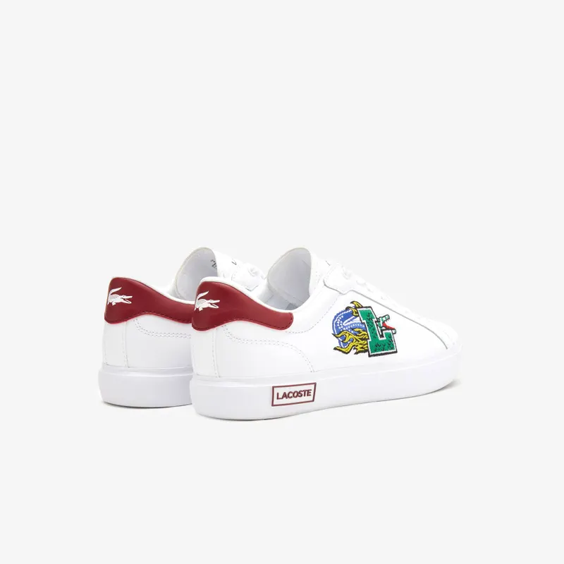 Lacoste Powercourt White / Burgundy (44SFA0001_2G1)