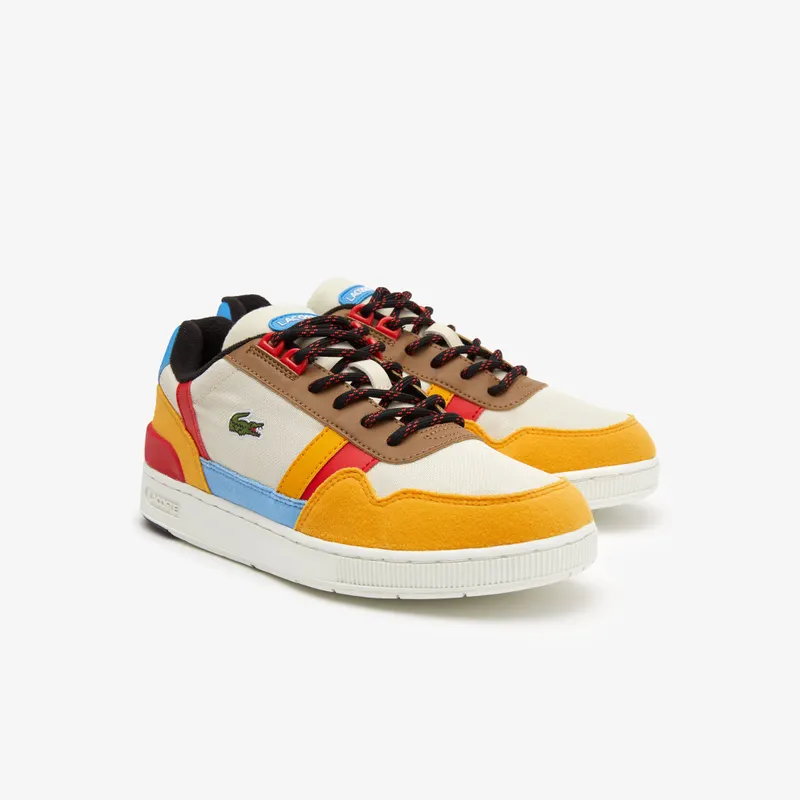 Lacoste T-clip Off White / Yellow (44SUJ0006_HT3)