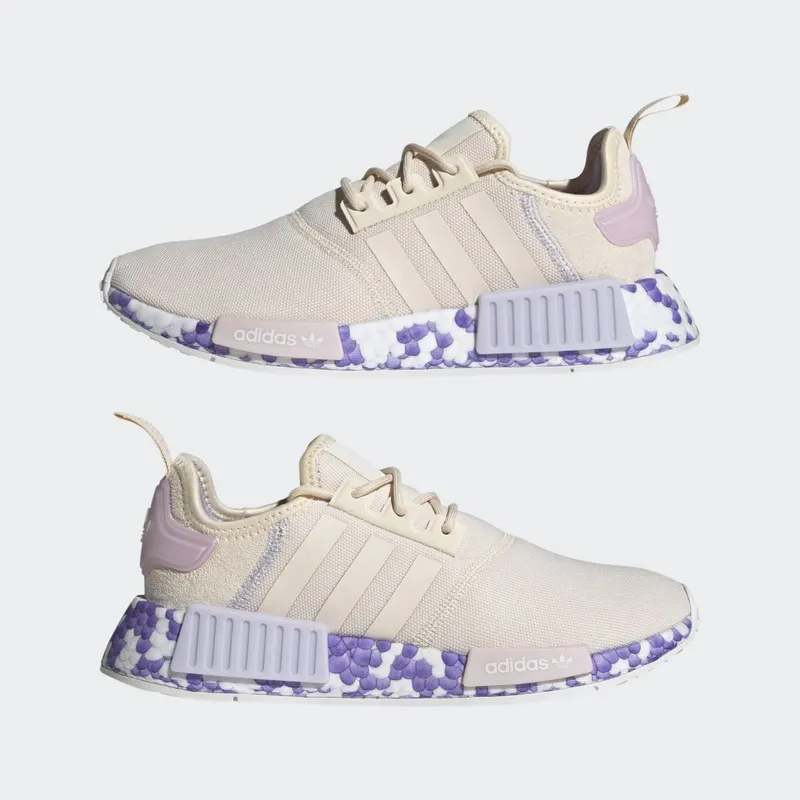 adidas NMD_R1 Wonder White / Wonder White / Purple Tint (GW5694)