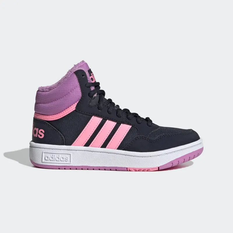 adidas Hoops Mid Lifestyle Basketball Veterschoenen Legend Ink / Beam Pink / Pulse Lilac (GW6902)