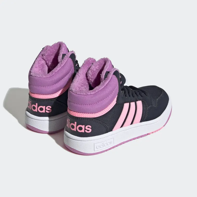 adidas Hoops Mid Lifestyle Basketball Veterschoenen Legend Ink / Beam Pink / Pulse Lilac (GW6902)