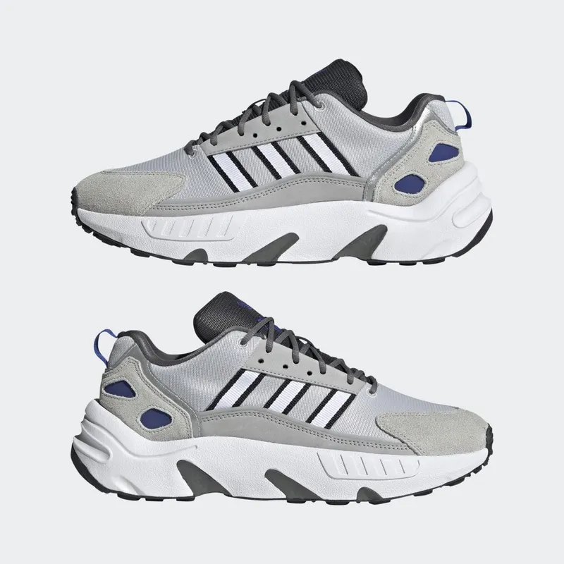 adidas ZX 22 BOOST Grey Two / Cloud White / Semi Lucid Blue (HP2771)