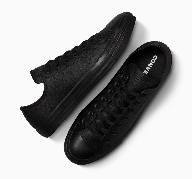 Converse Chuck Taylor All Star Leather Black Mono