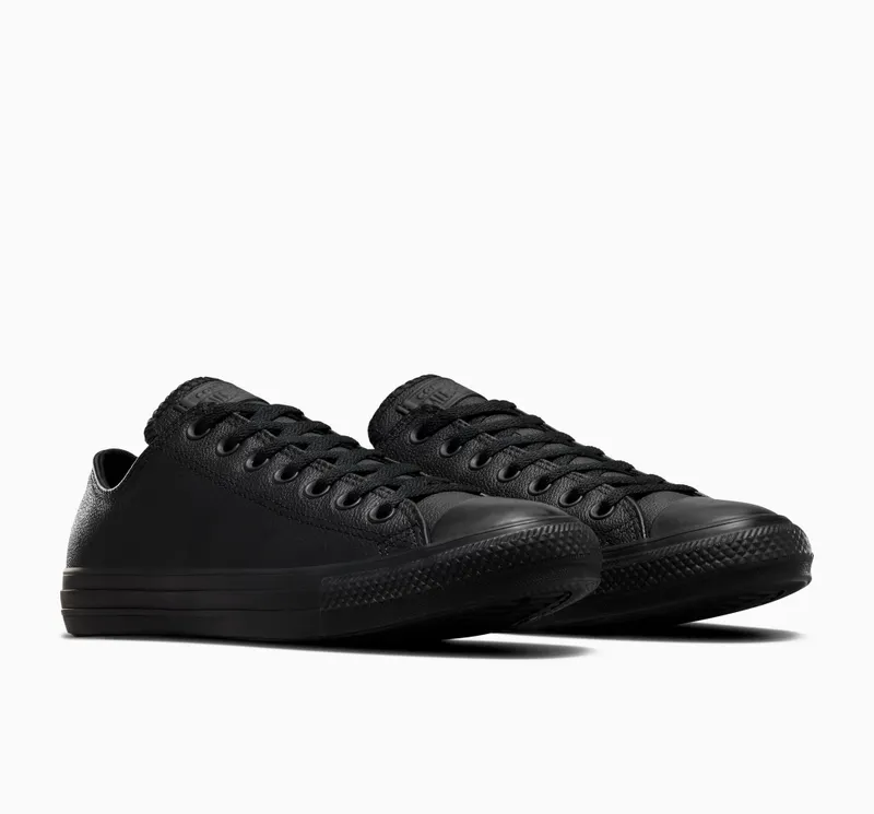 Converse Chuck Taylor All Star Leather Black Mono