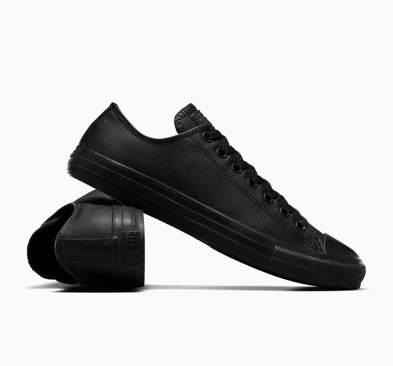 Converse Chuck Taylor All Star Leather Black Mono