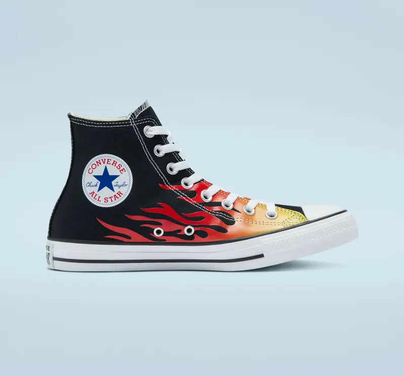 Converse Chuck Taylor All Star Archive Flame Zwart/enamel Red/fresh Yellow