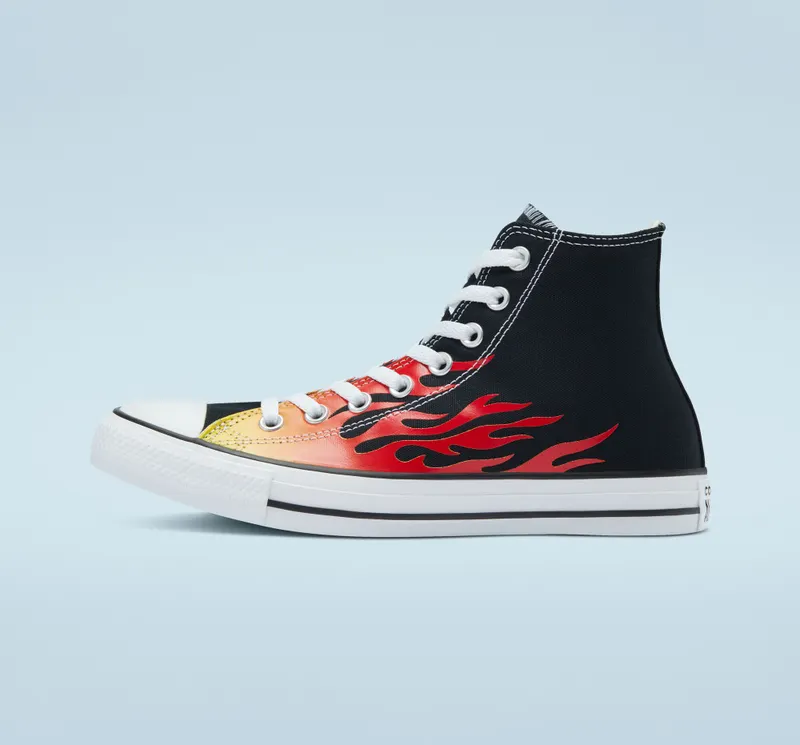 Converse Chuck Taylor All Star Archive Flame Zwart/enamel Red/fresh Yellow