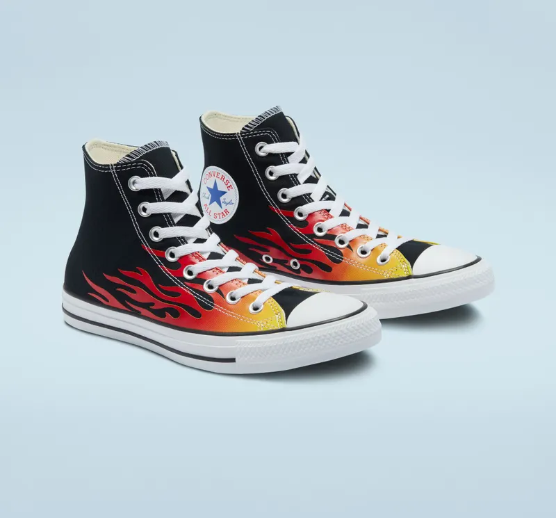 Converse Chuck Taylor All Star Archive Flame Zwart/enamel Red/fresh Yellow