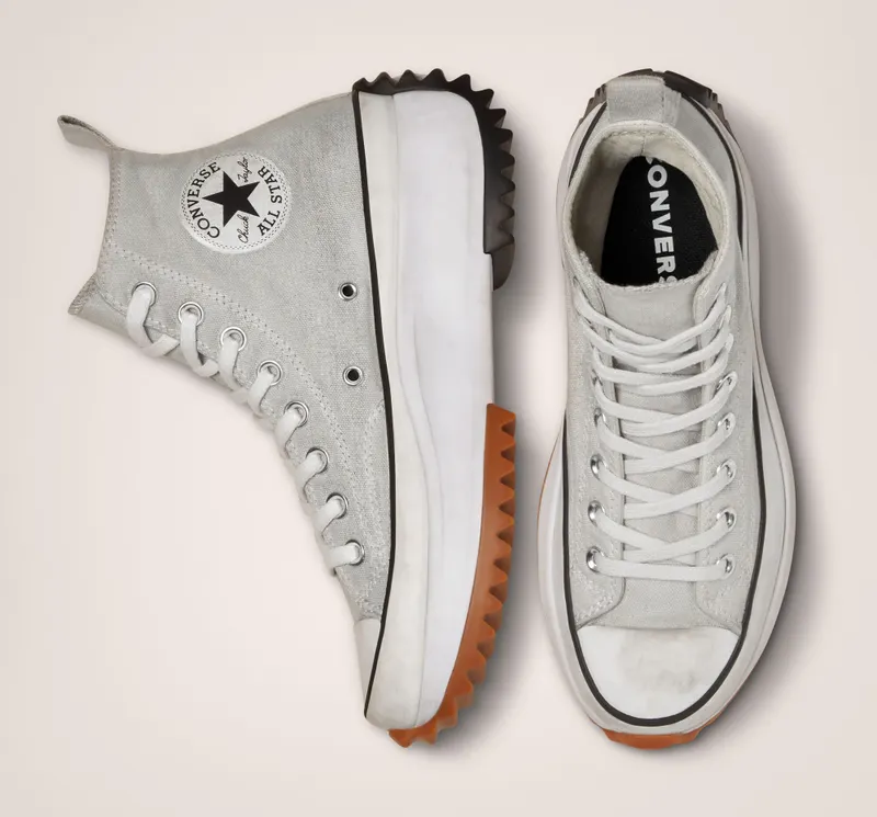 Converse Run Star Hike Smoked Canvas White Light Smoke In