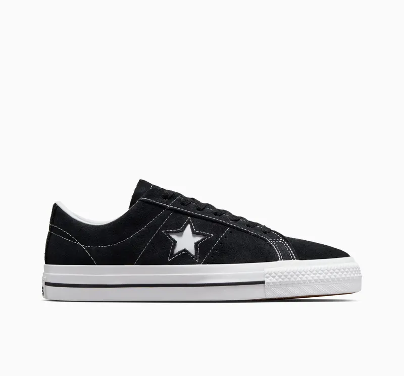 Converse CONS One Star Pro Suede Zwart/zwart/wit