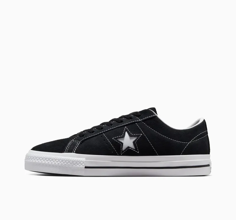 Converse CONS One Star Pro Suede Zwart/zwart/wit