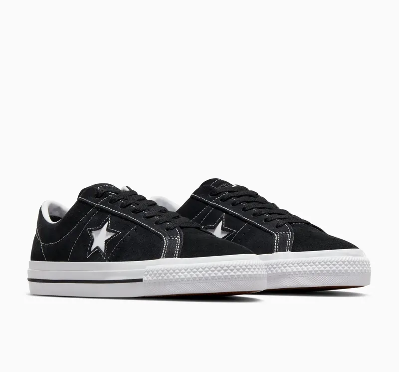 Converse CONS One Star Pro Suede Zwart/zwart/wit