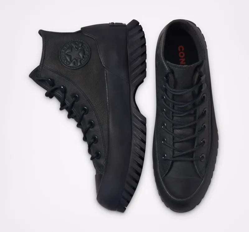 Converse Chuck Taylor All Star Lugged Winter 2.0 Zwart/zwart/bold Mandarin