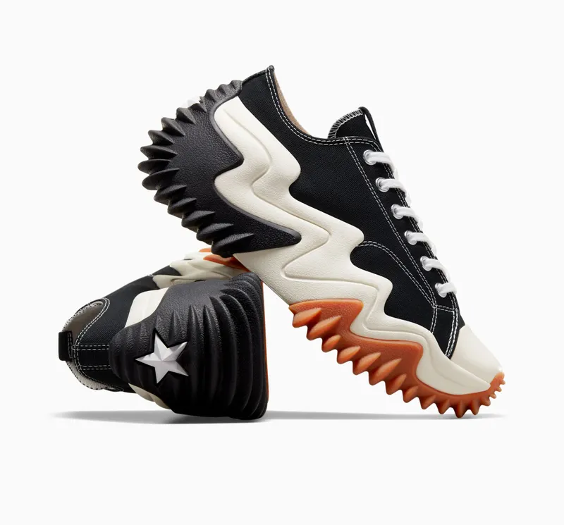 Converse Run Star Motion Platform Zwart/wit/egret