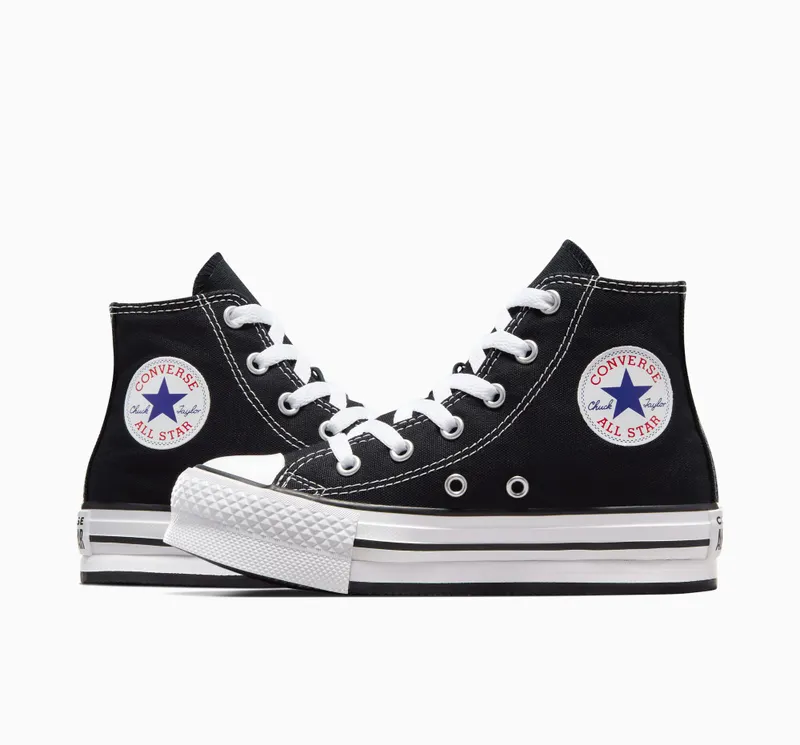 Converse Chuck Taylor All Star Lift Platform Zwart/wit/zwart