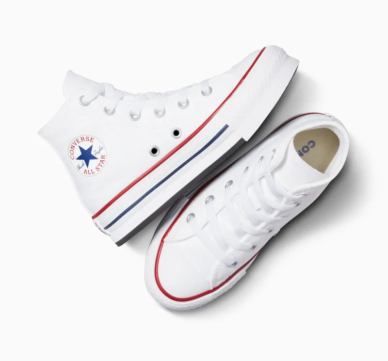 Converse Chuck Taylor All Star Lift Platform Wit/garnet/navy