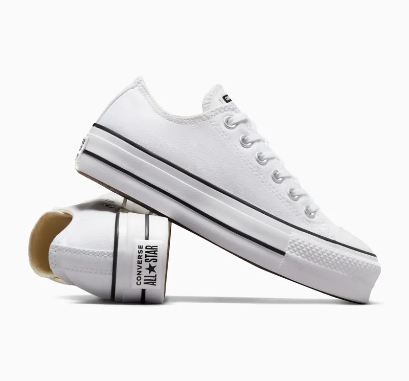 Converse Chuck Taylor All Star Platform Canvas White/black/white