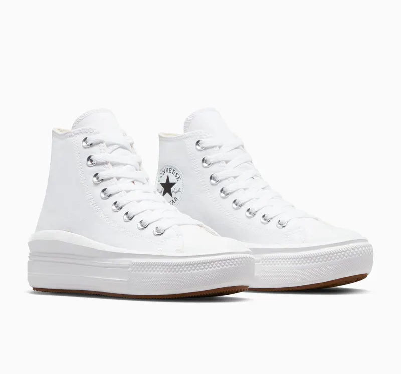 Converse Chuck Taylor All Star Move Wit/natural Ivory/zwart