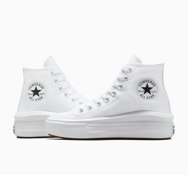 Converse Chuck Taylor All Star Move Wit/natural Ivory/zwart