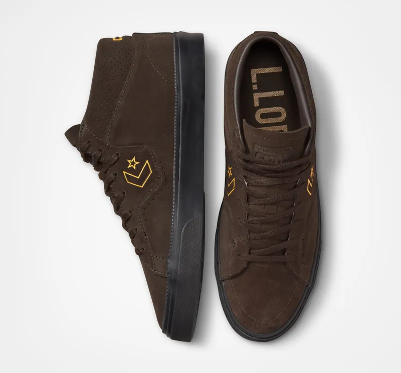 Converse CONS Louie Lopez Pro Velvet Brown/amarillo/zwart