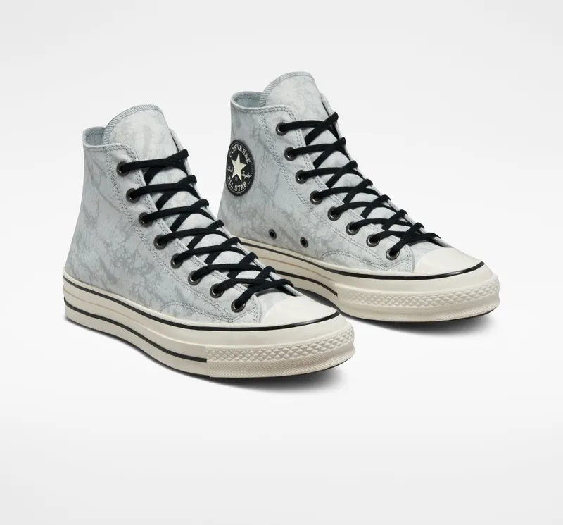 Converse Chuck 70 Rock Texture Jacquard Ash Stone/zwart/egret