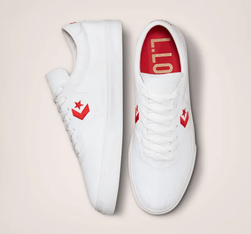 Converse Louie Lopez Pro Canvas Wit/rood/wit