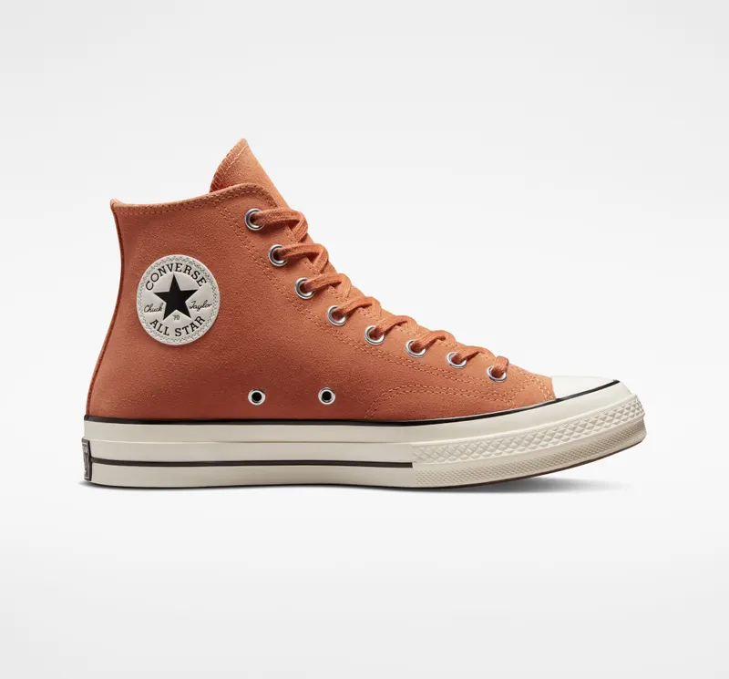 Converse Chuck 70 Suede Orange Haven/egret/zwart