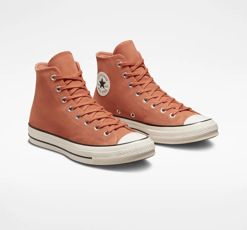 Converse Chuck 70 Suede Orange Haven/egret/zwart